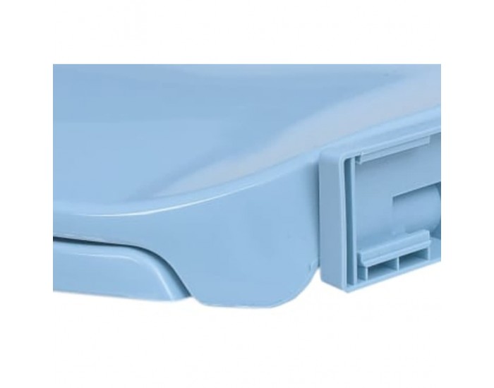 Sonata Тоалетна седалка с плавно затваряне, синя, овална