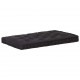 Sonata Палетна възглавница за под, памук, 120x80x10 см, черна