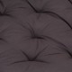 Sonata Палетна възглавница за под, памук, 120x80x10 см, антрацит
