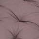 Sonata Палетна възглавница за под, памук, 120x40x7 см, таупе