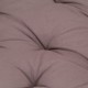 Sonata Палетна възглавница за под, памук, 120x80x10 см, таупе