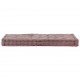Sonata Палетна възглавница за под, памук, 120x80x10 см, таупе