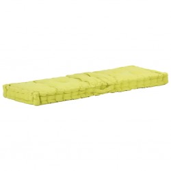 Sonata Палетна възглавница за под, памук, 120x40x7 см, зелена - Мека мебел