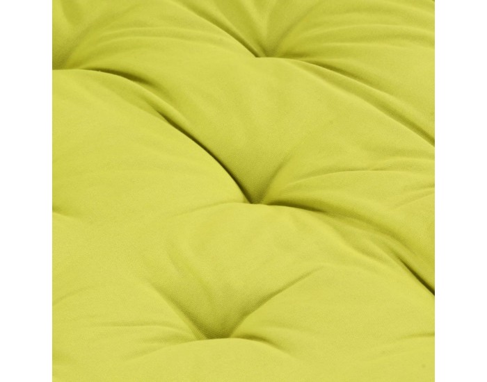 Sonata Палетна възглавница за под, памук, 120x40x7 см, зелена