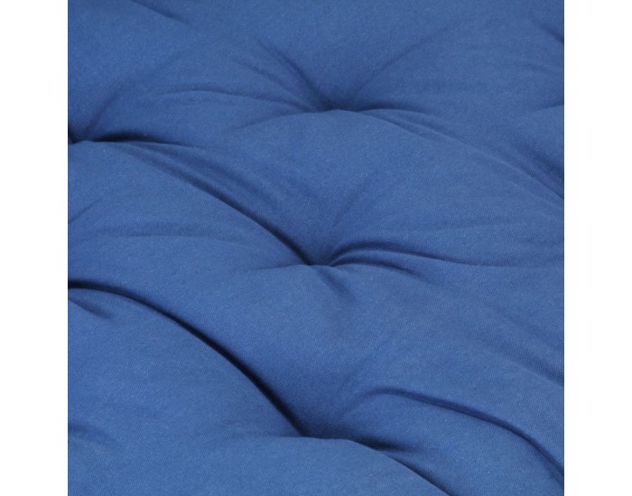 Sonata Палетна възглавница за под, памук, 120x80x10 см, светлосиня