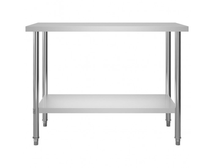Sonata Кухненска работна маса, 120x60x85 см, неръждаема стомана