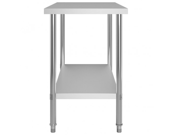 Sonata Кухненска работна маса, 120x60x85 см, неръждаема стомана