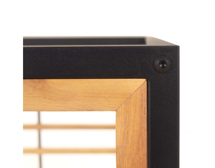 Sonata Градински столове с възглавници, 2 бр, акация масив, тъмносиви