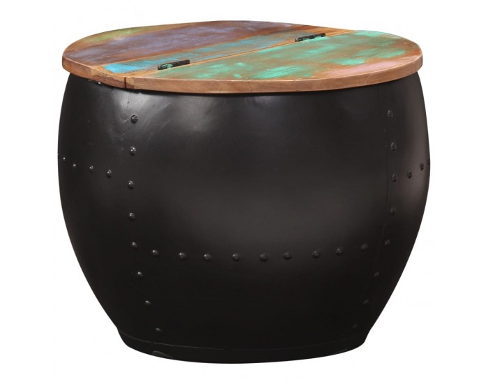 Sonata H Маса за кафе, 53x43 см, регенерирано дърво масив