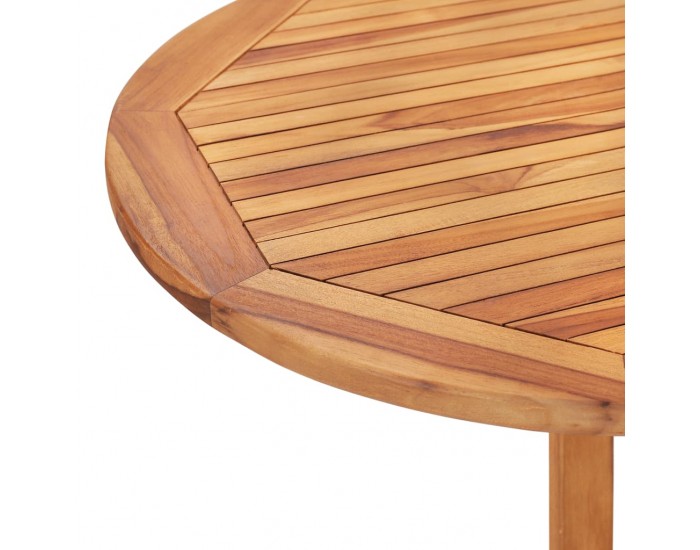 Sonata Сгъваема градинска маса тип пеперуда 120x70x75 см тиков масив