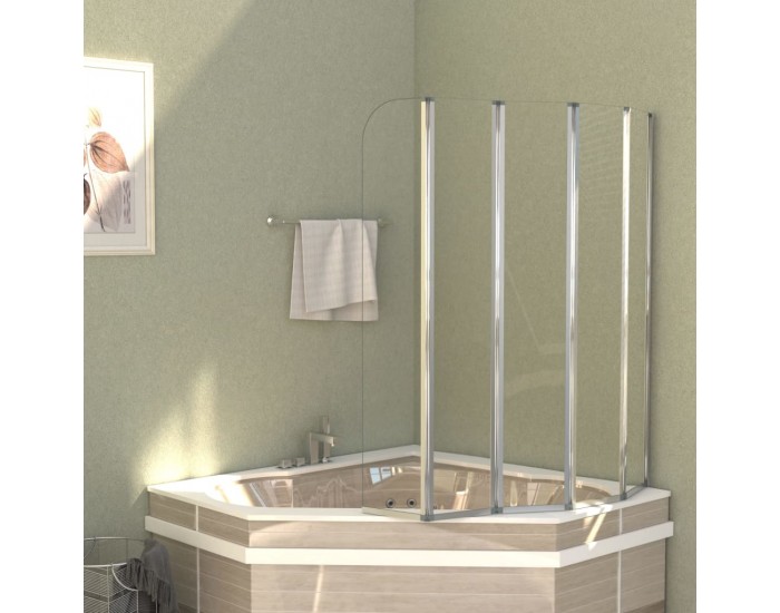 Sonata Душ кабина, 120x140 см, закалено стъкло, прозрачна