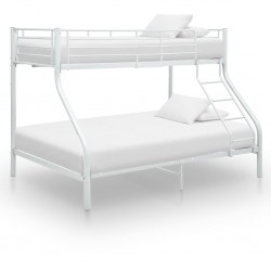 Sonata Рамка за двуетажно легло, бяла, метал, 140x200 см/90x200 см - Легла