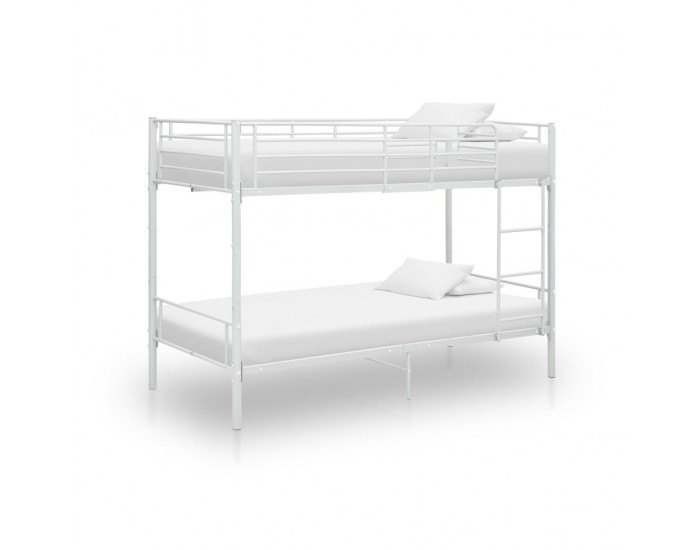 Sonata Двуетажно легло, бяло, метал, 90x200 см
