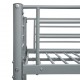 Sonata Двуетажно легло, сиво, метал, 90x200 см