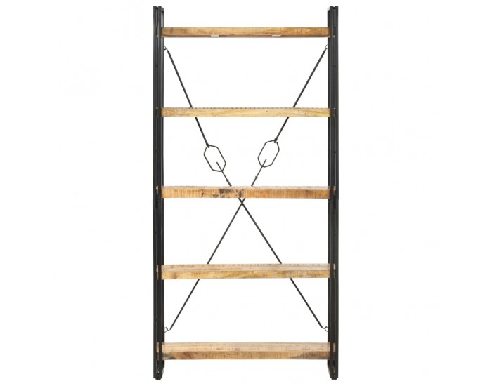 Sonata Библиотека с 5 рафта, 90x30x180 см, манго масив