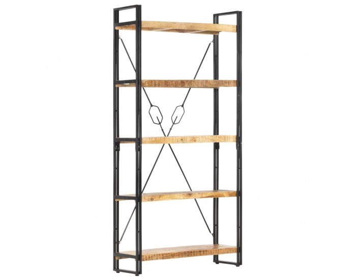 Sonata Библиотека с 5 рафта, 90x30x180 см, манго масив