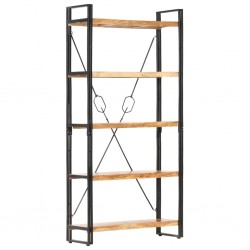 Sonata Библиотека с 5 рафта, 90x30x180 см, акация масив - Етажерки