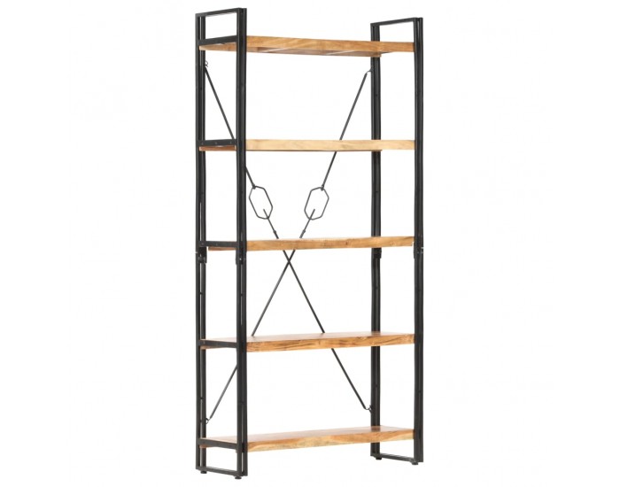 Sonata Библиотека с 5 рафта, 90x30x180 см, акация масив