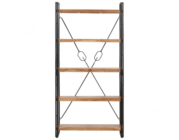 Sonata Библиотека с 5 рафта, 90x30x180 см, акация масив