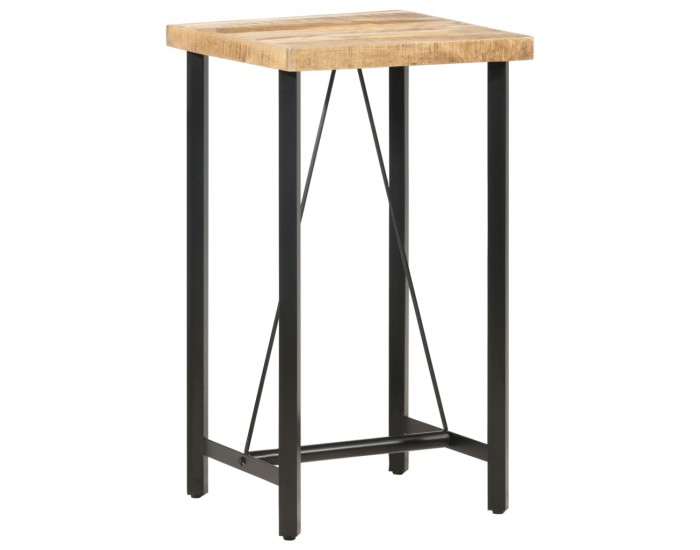 Sonata H Бар маса, 60x60x107 cм, груба мангова дървесина