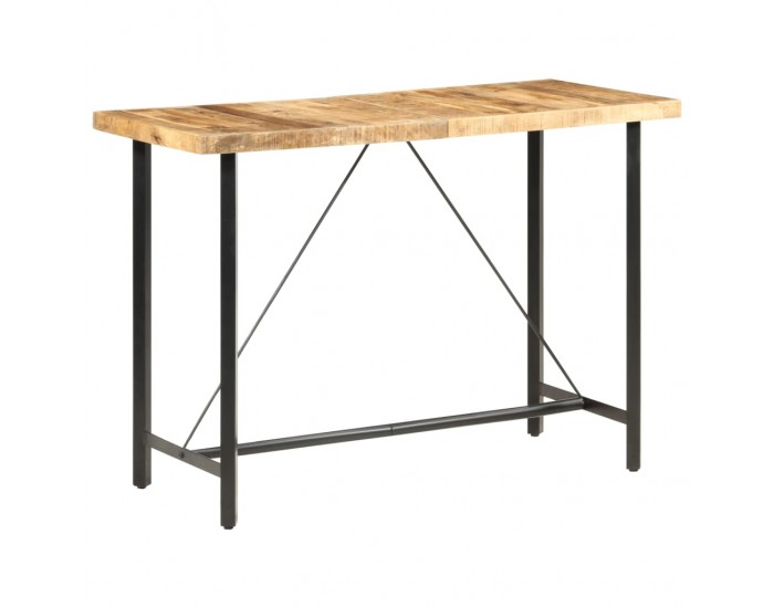 Sonata H Бар маса, 150x70x107 cм, груба мангова дървесина