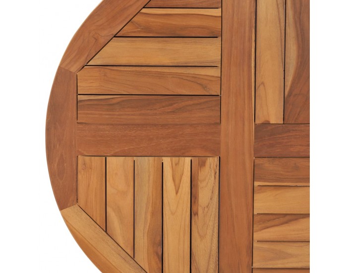 Sonata Плот за маса, тиково дърво масив, кръгъл, 2,5 см, 70 см