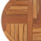 Sonata Плот за маса, тиково дърво масив, кръгъл, 2,5 см, 70 см