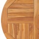 Sonata Плот за маса, тиково дърво масив, кръгъл, 2,5 см, 80 см