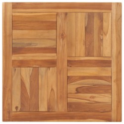 Sonata Плот за маса, тиково дърво масив, 70x70x2,5 см - Части за Маси