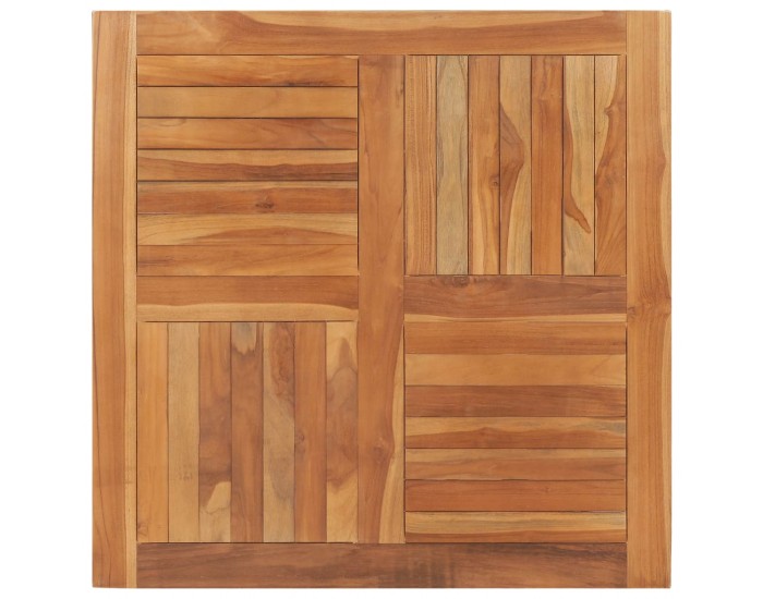 Sonata Плот за маса, тиково дърво масив, квадратен, 90x90x2,5 см Sonata Плот за маса, тиково дърво масив, квадратен, 90x90x2,5 см