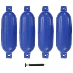 Sonata Фендери за лодка, 4 бр, сини, 58,5x16,5 см, PVC - За яхти и лодки