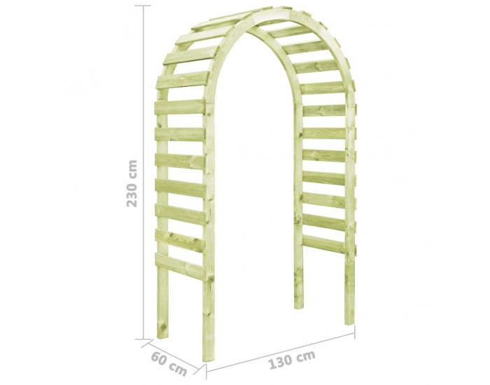 Sonata Градинска пергола, 130x60x230 см, импрегниран бор