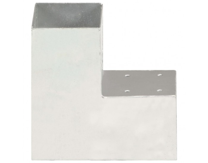 Sonata Конектори за греди 4 бр L-образни поцинкован метал 91x91 мм