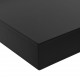 Sonata Окачени стенни рафтове, 2 бр, черни, 60x20x3,8 см