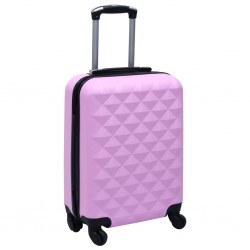 Sonata Твърд куфар с колелца, розов, ABS - Аксесоари за пътуване