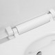 Sonata Окачена тоалетна чиния без ръб с функция биде, керамична, бяла