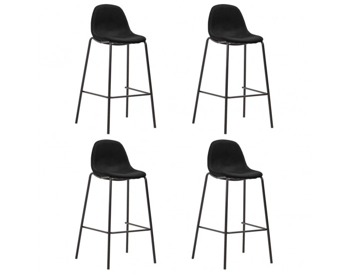 Sonata Бар комплект от 5 части, черен текстил