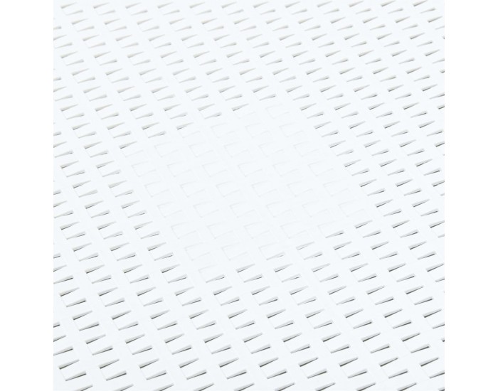 Sonata Странична маса, бяла, 54x54x36,5 см, пластмаса