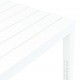 Sonata Градинска маса, бяла, 78x78x72 см, пластмаса