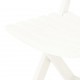 Sonata Сгъваеми градински столове, 2 бр, пластмаса, бели