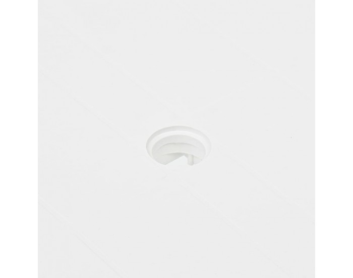 Sonata Градинска маса, бяла, 80x75x72 см, пластмаса