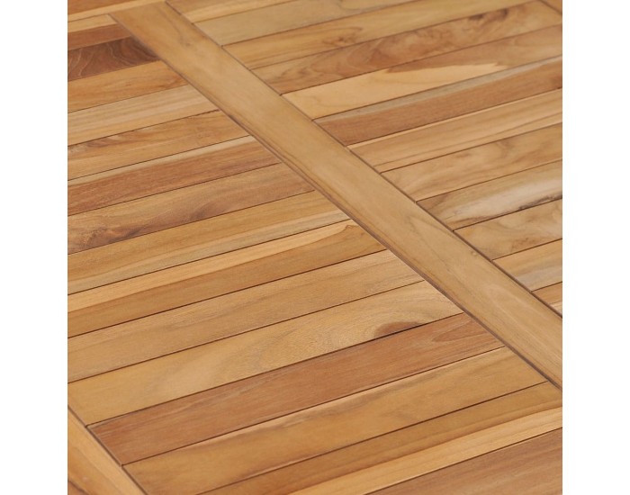 Sonata Градинска трапезна маса, 80x80x80 cм, тиково дърво масив