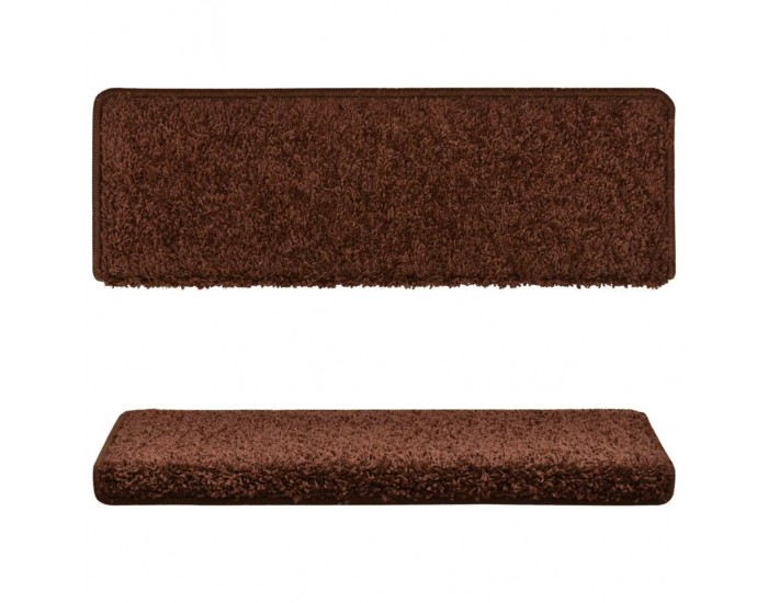 Sonata Постелки за стъпала, 15 бр, 65x25 см, кафяви