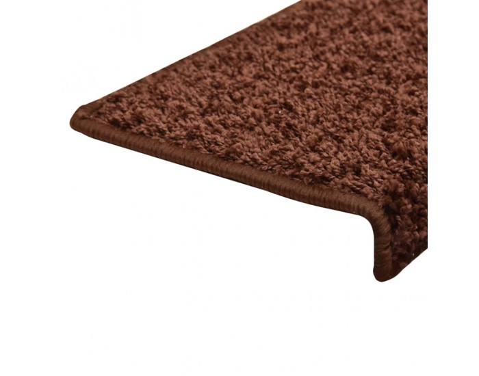Sonata Постелки за стъпала, 15 бр, 65x25 см, кафяви