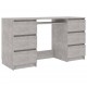 Sonata Писалище, бетонно сиво, 140x50x77 см, ПДЧ