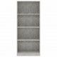 Sonata 4-етажна библиотека, бетонно сива, 60x24x142 см, ПДЧ