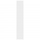 Sonata 4-етажна библиотека, бял гланц, 60x24x142 см, ПДЧ