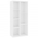 Sonata Шкаф библиотека, бял гланц, 50x25x106 см, ПДЧ