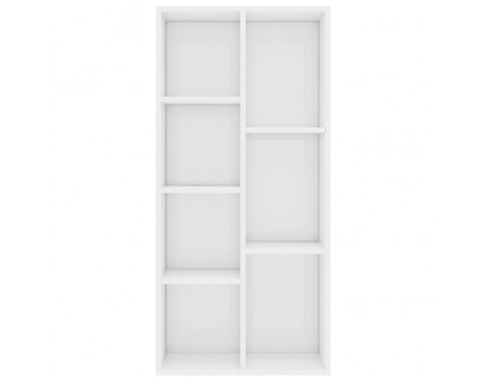 Sonata Шкаф библиотека, бял гланц, 50x25x106 см, ПДЧ