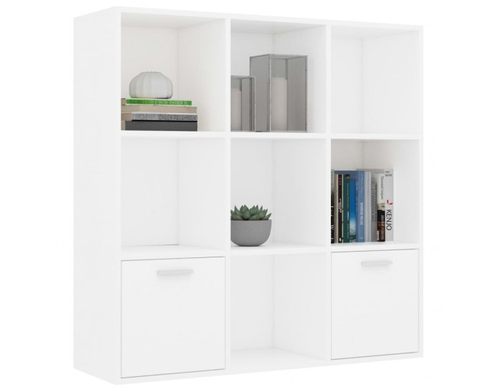 Sonata Библиотека, бяла, 98x30x98 см, ПДЧ